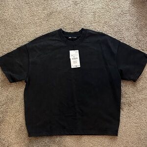 Zara Men's Black Short Sleeve Tee
